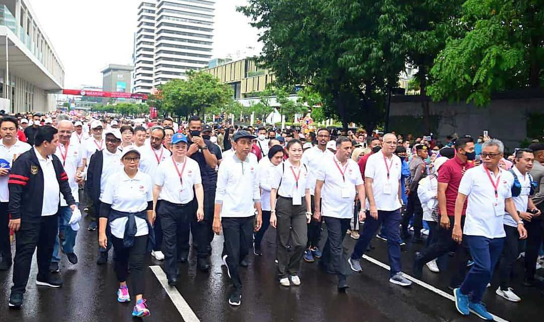 Awali Keketuaan ASEAN 2023, Presiden Bersepeda dan Jalan ke Bundaran HI