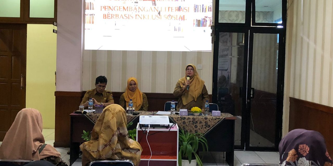 Sosialisasi Literasi Berbasis Inklusi Sosial, Prima Yanuarita : “Paradigma perpustakaan harus berubah”