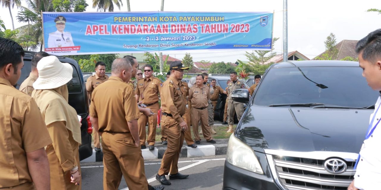 Ditarik Bila Tak Dirawat, Pj Walikota Periksa Kendaraan Dinas ASN