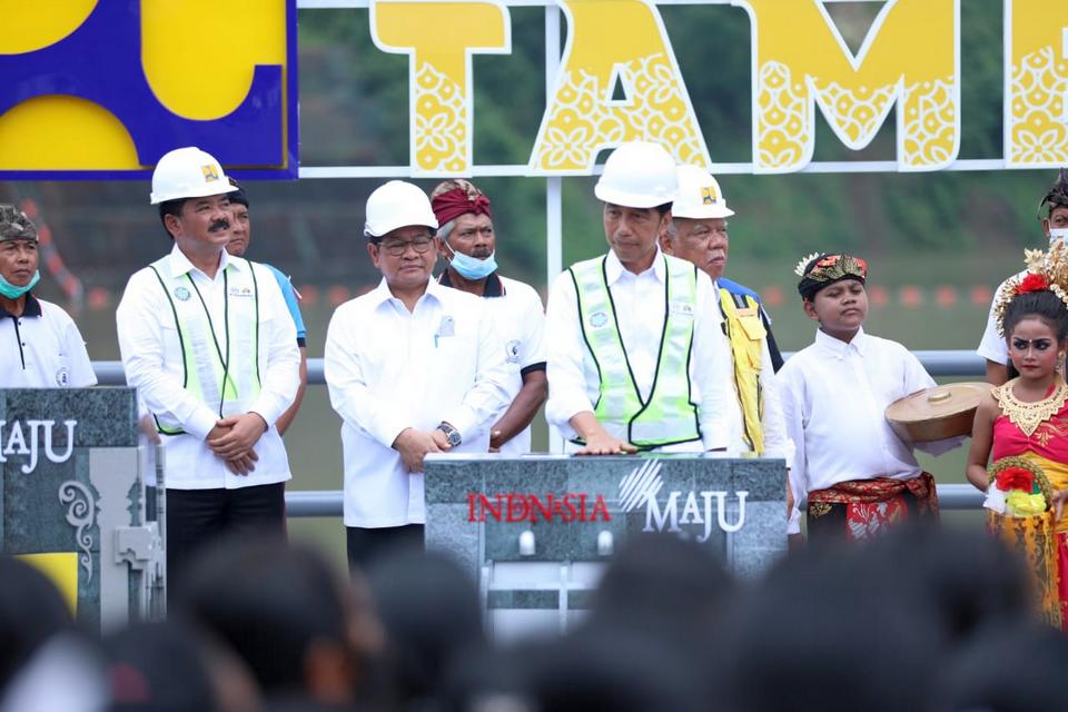 Presiden Jokowi Resmikan Bendungan Danu Kerthi di Kabupaten Buleleng