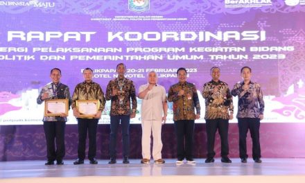 Gelar Rakor di Balikpapan, Kemendagri Berkomitmen Dukung Kesuksesan Penyelenggaraan Pemilu 2024