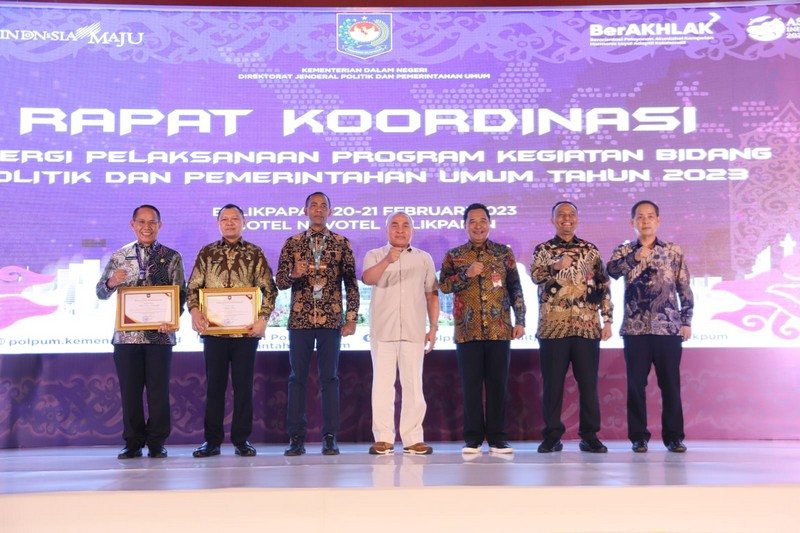 Gelar Rakor di Balikpapan, Kemendagri Berkomitmen Dukung Kesuksesan Penyelenggaraan Pemilu 2024