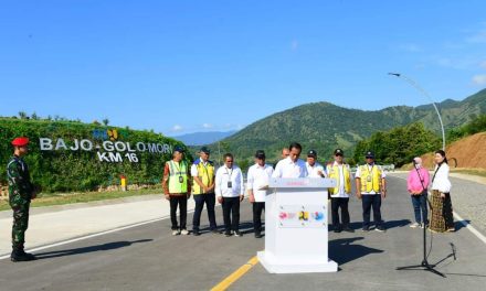 Resmikan Jalan Akses Labuan Bajo-Golo Mori, Presiden: Dorong Pengembangan Kawasan