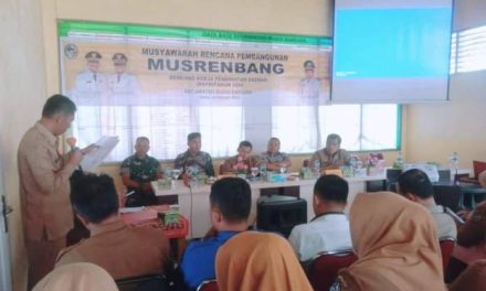 Musrenbang RKPD Kabupaten Lima Puluh Kota Tahun 2024 Tingkat Kecamatan