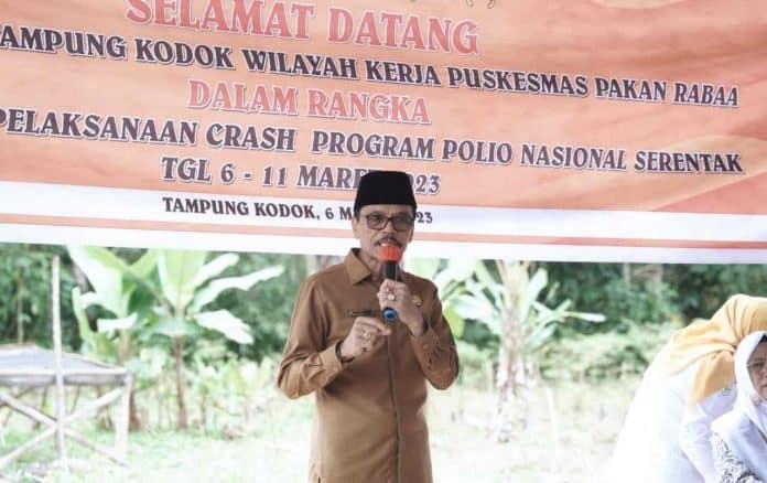 Bupati Safaruddin Targetkan 95 Persen Anak Terimunisasi Polio