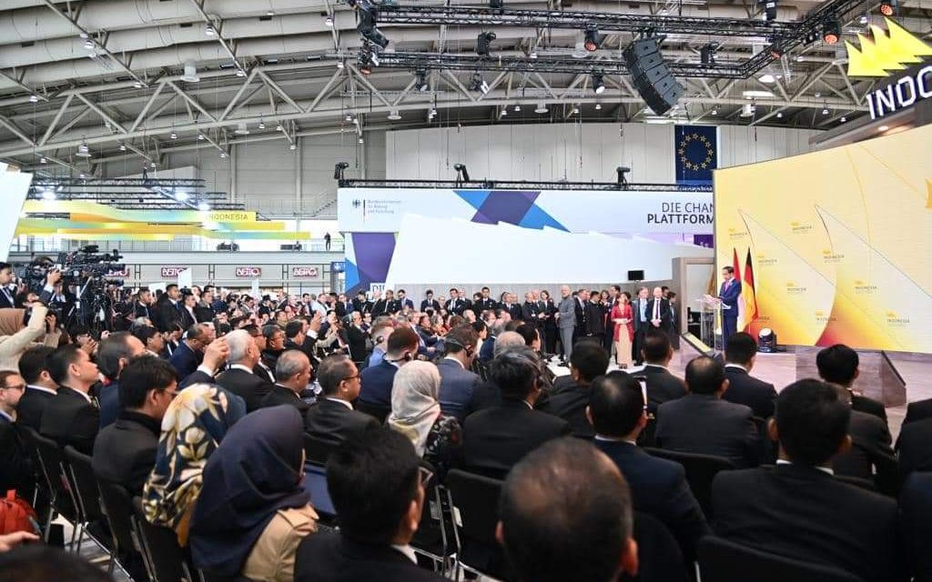 Presiden Jokowi Buka Paviliun Indonesia di Hannover Messe 2023