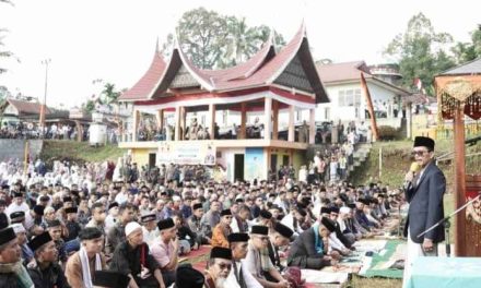 Pemerintah Kabupaten Lima Puluh Kota Gelar Salat Idul Fitri 1444 Hijiriah Di Halaban