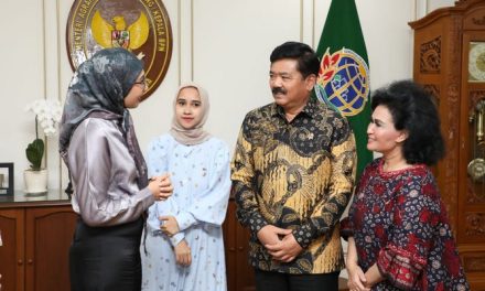 Menteri ATR/BPN terima kunjungan Staf Khusus Presiden RI Bidang Sosial, Angkie Yudistia