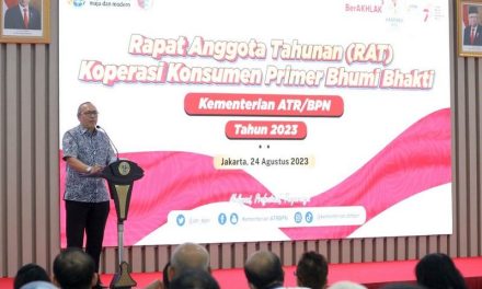 Kementerian ATR/BPN Menggelar Rapat Anggota Tahunan Koperasi Konsumen Primer Bhumi Bhakti