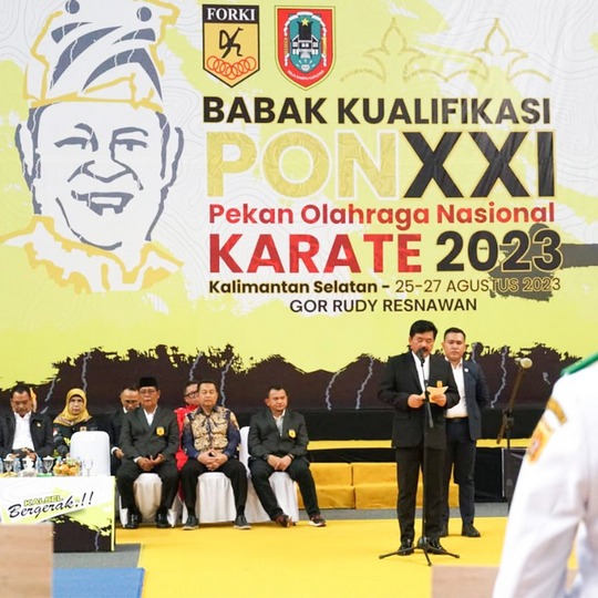 Menteri ATR/BPN hadiri Upacara Pembukaan Pra PON Karate XXI Tahun 2023