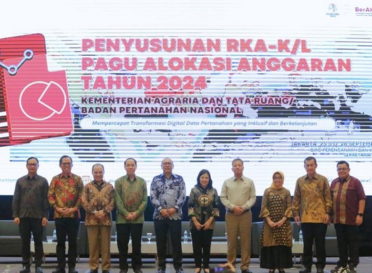 Susun RKA-K/L 2024, Sekjen Imbau Maksimalkan Pendaftaran Tanah pada Implementasi RPJMN 2020-2024