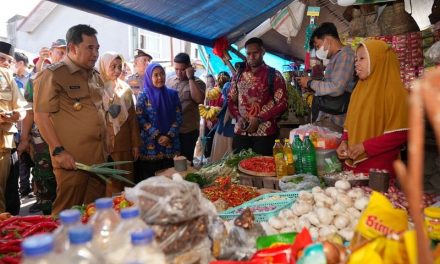 Tinjau Harga Kebutuhan Pokok di Pasar Daya, Pj Gubernur Bahtiar Pastikan Inflasi di Sulsel Terkendali