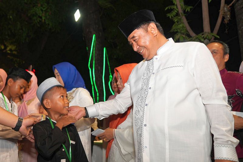 Rangkaian HUT Ke-354 Sulsel, Pj Gubernur Gelar Tasyakuran Bersama 3.540 Anak-anak Yatim Piatu