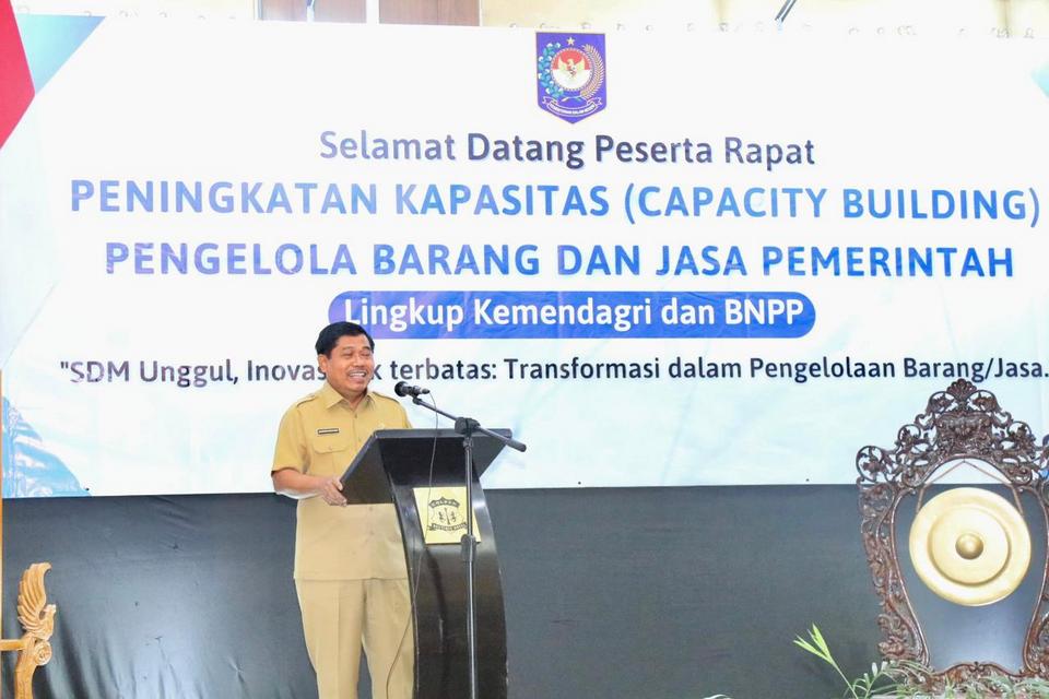 Sekjen Kemendagri Minta UKPBJ Jaga Integritas serta Kehati-hatian dalam Pengadaan Barang dan Jasa