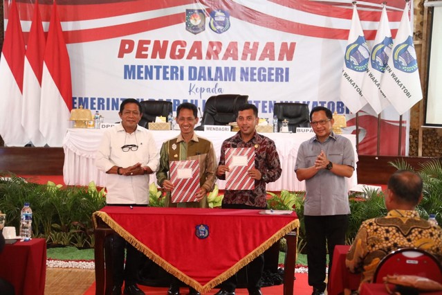 Mendagri Puji Kekayaan Alam Bawah Laut Wakatobi