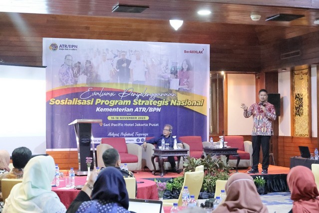 Kementerian ATR/BPN Lakukan Evaluasi Penyelenggaraan Sosialisasi Program Strategis Tahun 2023