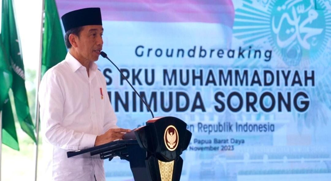 Presiden Jokowi Groundbreaking Rumah Sakit Terintegrasi Pertama di Sorong