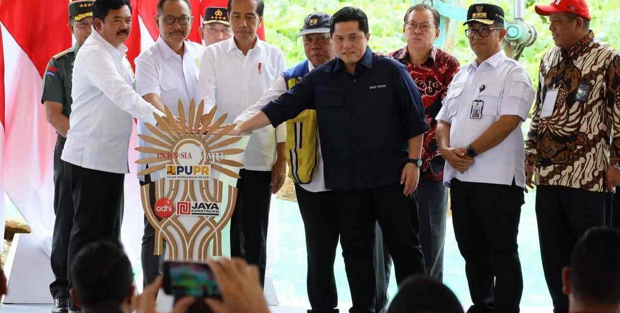 Menteri ATR/Kepala BPN Dampingi Presiden Jokowi Groundbreaking dan Meninjau Kawasan IKN