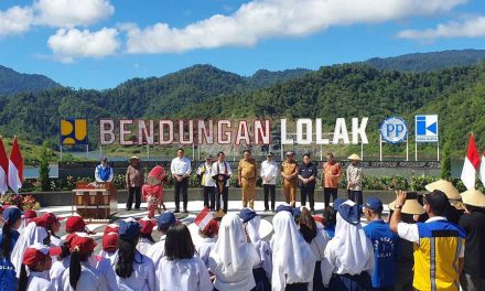 Menteri ATR/Kepala BPN Dampingi Presiden Resmikan Bendungan Lolak di Kabupaten Bolaang Mongondow