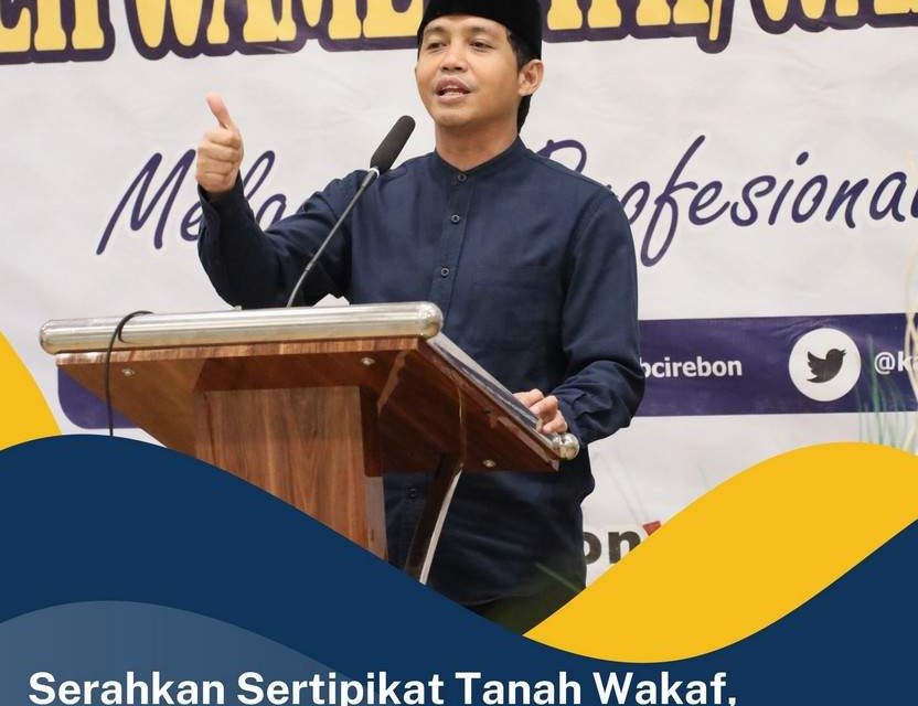 Serahkan Sertipikat Tanah Wakaf, Wamen ATR/Waka BPN: Semua Umat Berhak Mendapatkan Kepastian Hukum