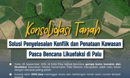 Konsolidasi Tanah akibat Bencana Alam Likuefaksi di Palu