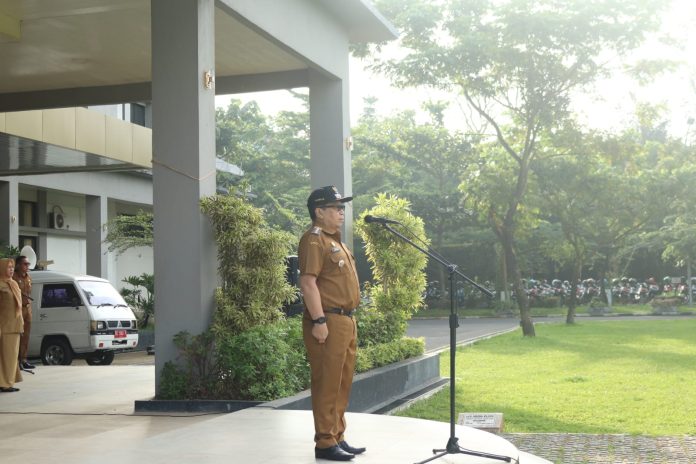 Pj Wali Kota Pimpin Apel Pagi Bersama Seluruh ASN