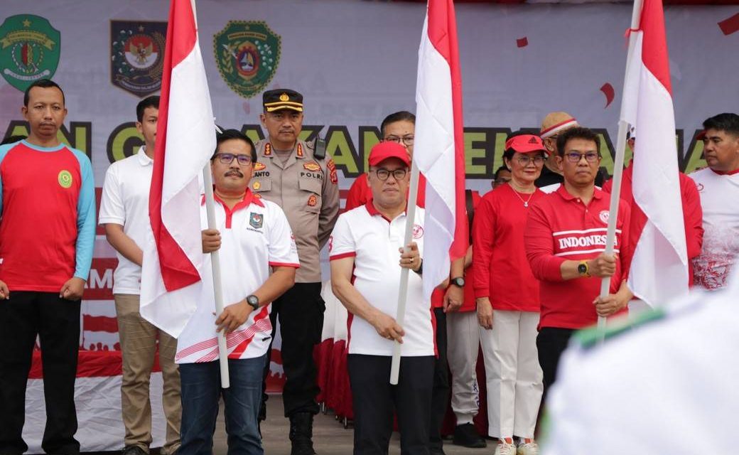 Semarakkan HUT Ke-79 Kemerdekaan RI, Kemendagri Gelar Pencanangan Gerakan Pembagian 10 Juta Bendera di Penajam Paser Utara