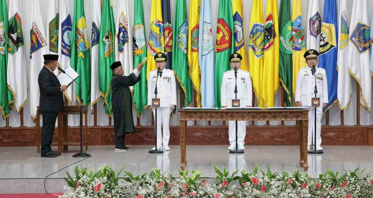 Mendagri Resmi Lantik Penjabat Gubernur Sumatera Utara, Sumatera Selatan, dan Nusa Tenggara Barat