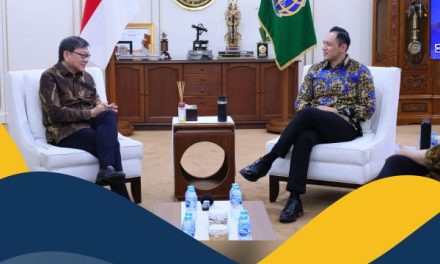 Sharing Soal Ilmu Pertanahan dan Pemetaan 3D, Menteri AHY Terima Kunjungan Duta Besar Singapura