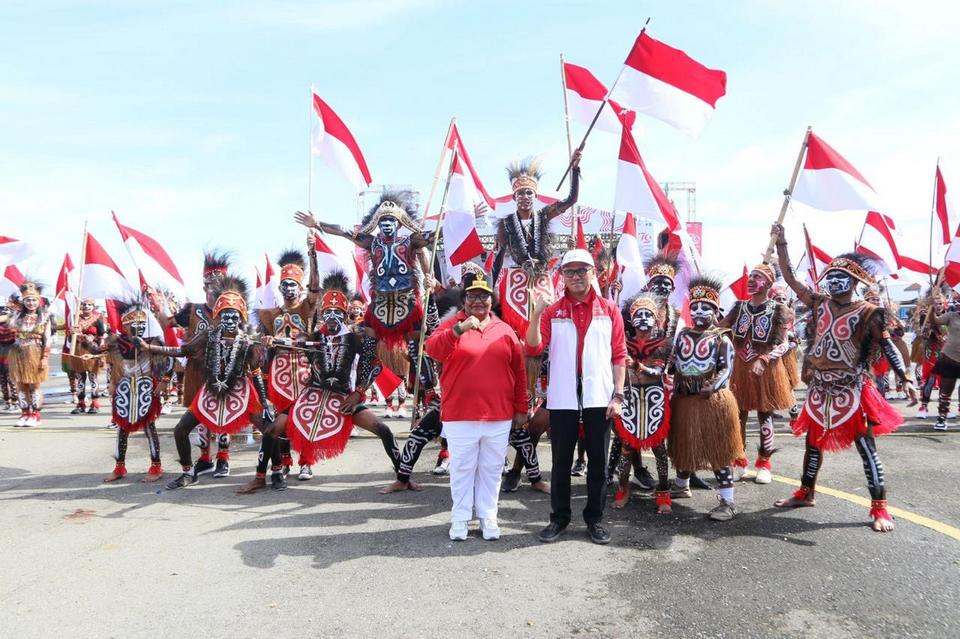 Kemendagri Apresiasi Pemprov Papua Tengah Dukung Gerakan Pembagian 10 Juta Bendera Merah Putih