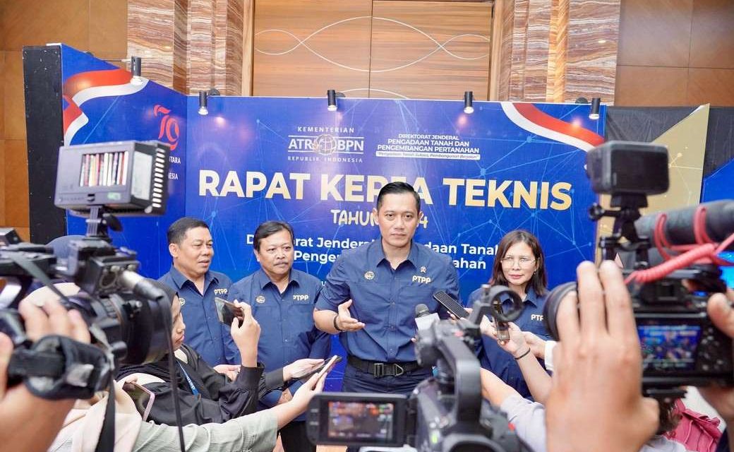 Buka Rakernis Ditjen PTPP, Menteri AHY Bicarakan Peran Penting Pengadaan Tanah bagi Pembangunan di Indonesia