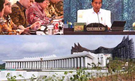 Ikuti Sidang Kabinet Paripurna Perdana di IKN, Menteri AHY Kagumi Kemegahan Istana Garuda