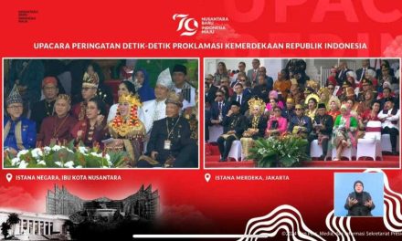 Mendagri Tito Beserta Istri Hadiri Upacara HUT Ke-79 Kemerdekaan RI Perdana di Ibu Kota Nusantara