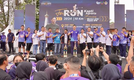 Hadiri Fun Run KAPTI-Agraria, Menteri AHY Ajak Taruna Raih Mimpi Besar dengan Kerja Keras dan Kedisiplinan