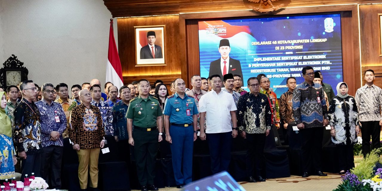 Saling Bersinergi, Pemkab Pacitan Akui Sertipikasi Aset hingga Deklarasi Kabupaten Lengkap Jadi Terwujud Lebih Cepat