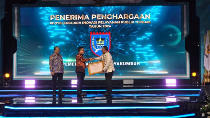 Pemko Payakumbuh Raih Penghargaan Penyelenggara Inovasi Pelayanan Publik Terbaik 2024