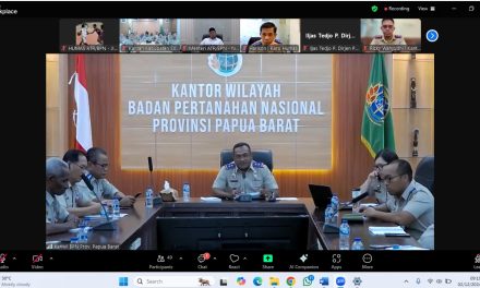 Beri Pengarahan ke Kanwil BPN Provinsi Papua Barat, Menteri Nusron Tekankan Perbaikan dalam Pelayanan Publik