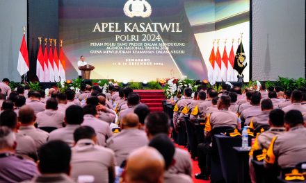 Mendagri Ajak Polri dan Pemda Sukseskan Agenda Nasional di Apel Kasatwil 2024