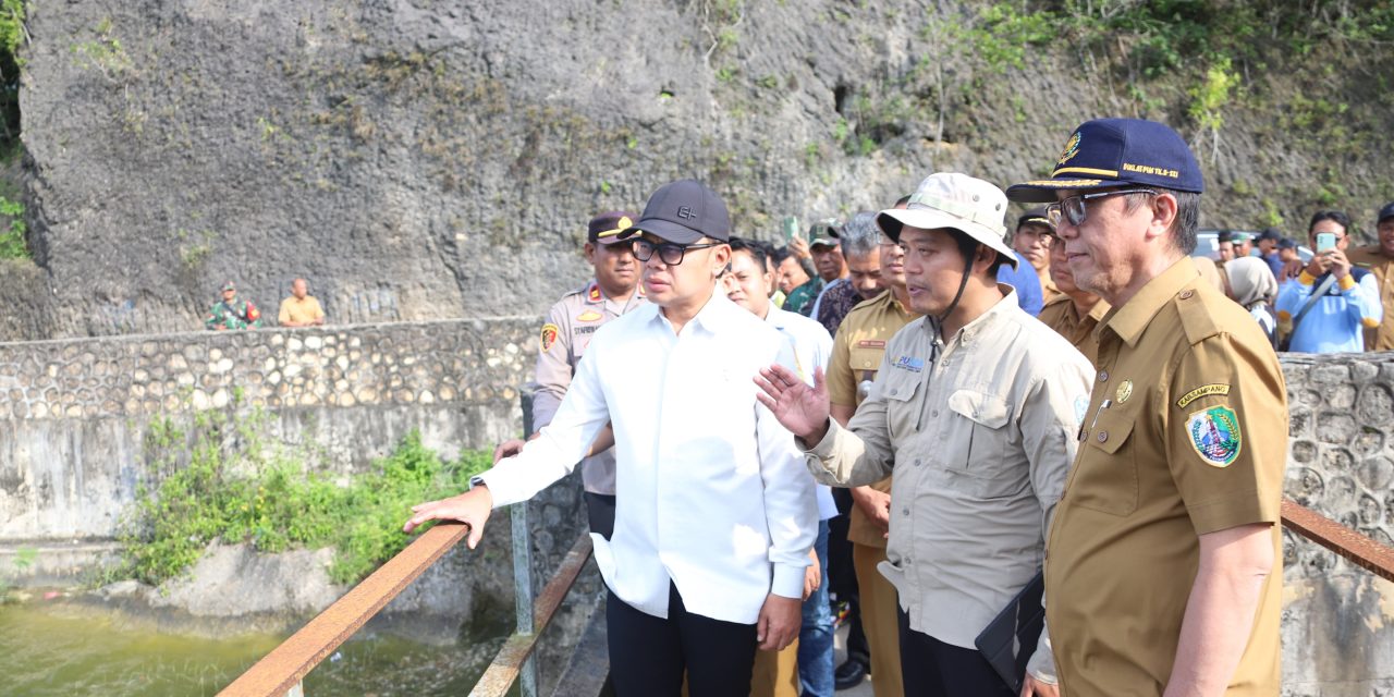 Dukung Swasembada Pangan, Wamendagri Bima Arya Dorong Perbaikan Waduk Klampis di Sampang