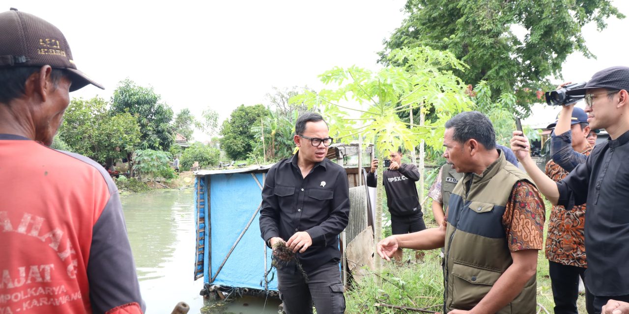 Tinjau Irigasi di Karawang, Wamendagri Serap Aspirasi Petani Mengenai Persoalan Pangan